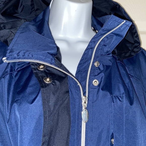Liz Claiborne Spring to Fall Rain Jacket with Hood Plus Size 1X - Picture 2 of 13